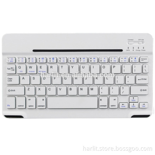 Folio PU Leather Case Bluetooth Keyboard For iPad Air , Ultrathin Bluetooth Keyboard With Leather Case For iPad Air2
